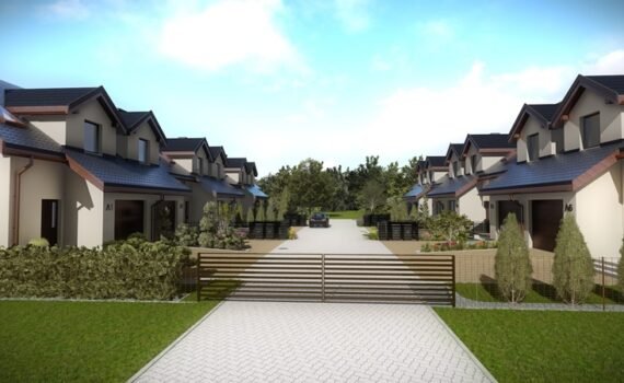 Domy w zabudowie bliźniaczej Leszno-Gronowo, ul. Kasztelańska