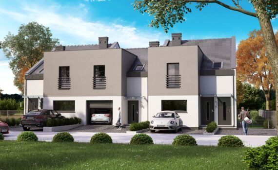 domy w zabudowie szeregowej Leszno-Zatorze, ul. Warzywna Domy w zabudowie szeregowej Leszno Święciechowa