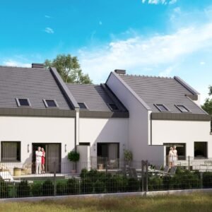 apartamenty w zabudowie szeregowej Leszno-Zatorze, ul. Warzywna Domy w zabudowie szeregowej Leszno Święciechowa