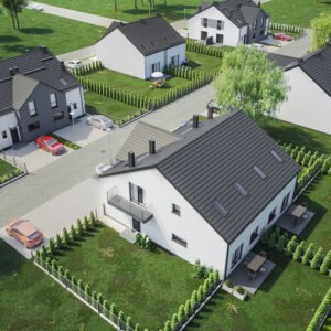 DOM W ZABUDOWIE DWURODZINNEJ gostyń ul. górna